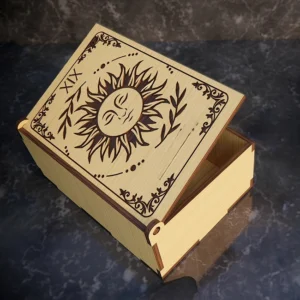 Caixa Organizadora em MDF para Tarot e Baralho
